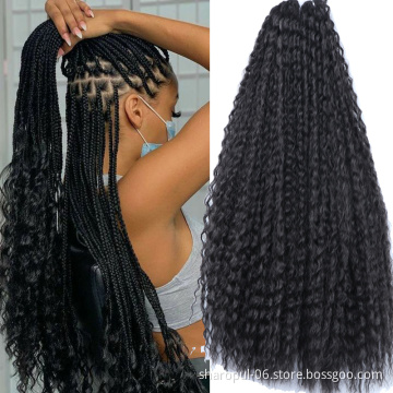 Brazilian Braids Hair extension 18inch 90gram Fox wave Jumbo crochet braid synthetic ombre braiding hair